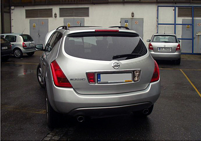 Nissan Murano, tylna klapa Karat Kraków