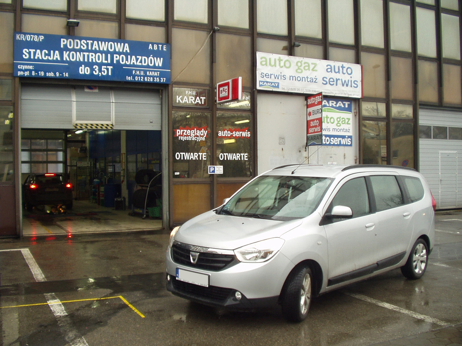 Instalacja gazowa Dacia Lodgy