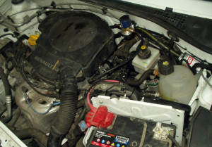 Dacia Logan - silnik po instalacji gazu do samochodu