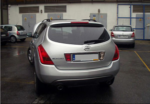 Nissan Murano, tylna klapa