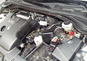 silnik Nissana Murano po przeprowadzeniu instalacji gazowej