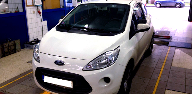 Ford KA instalacja gazowa