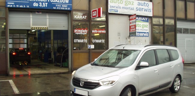 Instalacja gazowa w Dacia Lodgy 1.6 83KM Auto Gaz