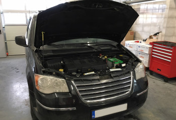 Chrysler Town & Country instalacja gazowa
