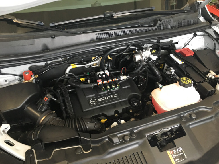 Instalacja gazowa BRC w samochodzie Opel Mokka 1,4 turbo