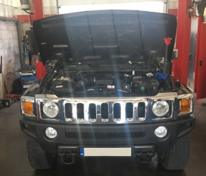 HUMMER H3 wtryski gazu lpg