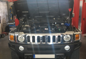 HUMMER H3 wtryski gazu lpg