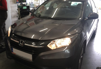 Honda HRV 2018 rok przód instalacja gazowa