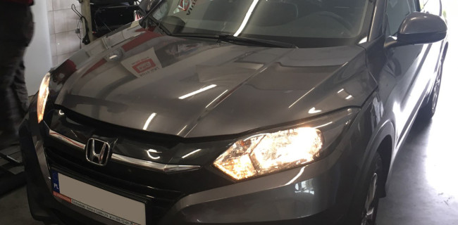 Honda HRV 2018 rok przód instalacja gazowa