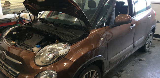 Fiat 500L instalacja gazowa