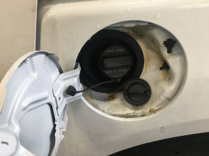 Honda Odyssey wlew gazu lpg