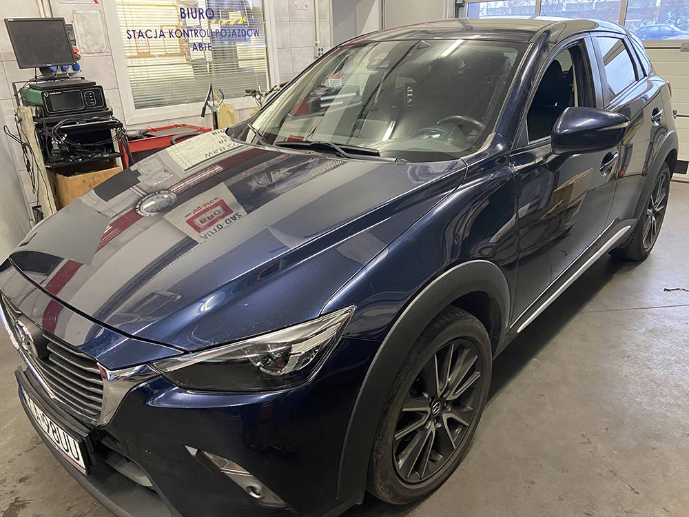 Mazda CX-3 instalacja gazowa