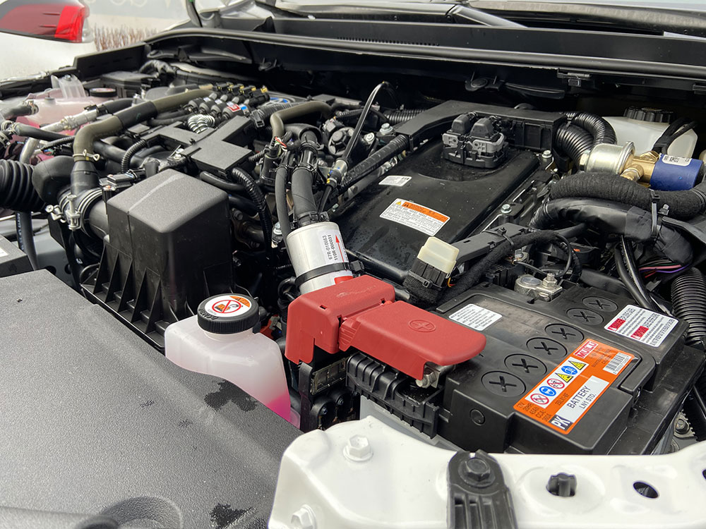 Toyota Corolla wtryski instalacji gazowej w silniku hybrydowym