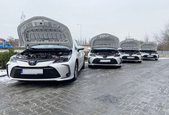 Flota Uber Toyota Corolla instalacja gazowa BRC