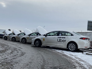 Flota Uber Toyota Corolla instalacja gazowa LPG