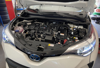 Toyota C-HR wtryski gazu